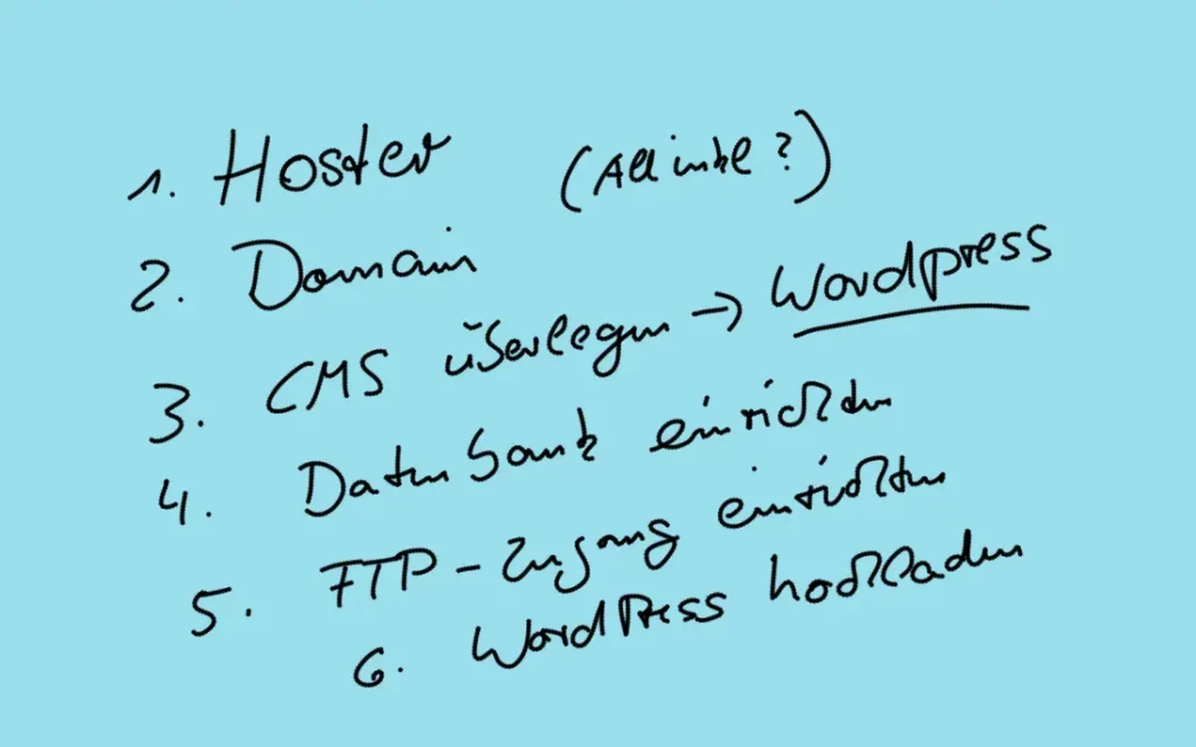 In diesen 7 einfachen Schritten baust du deine Website