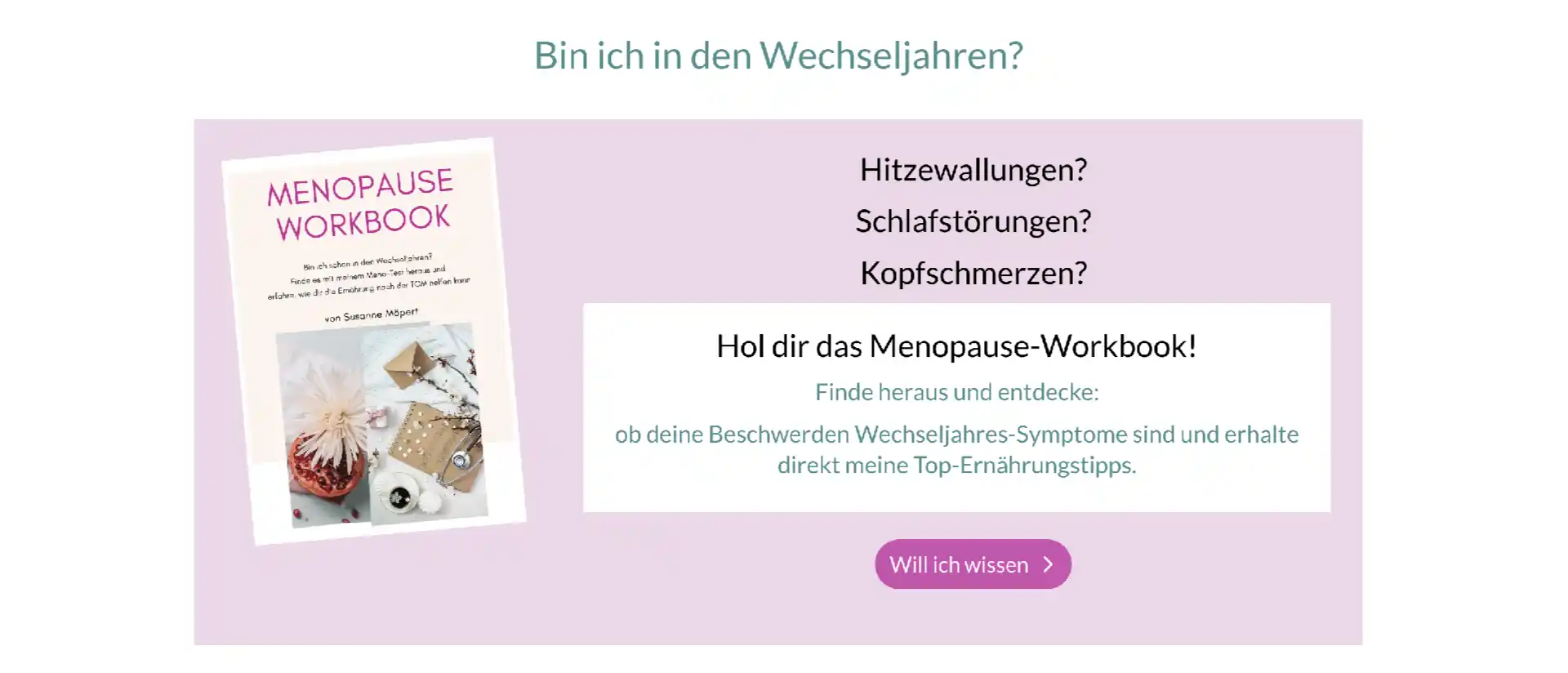 Website Konzept Beispiel Newsletter Susanne Möpert